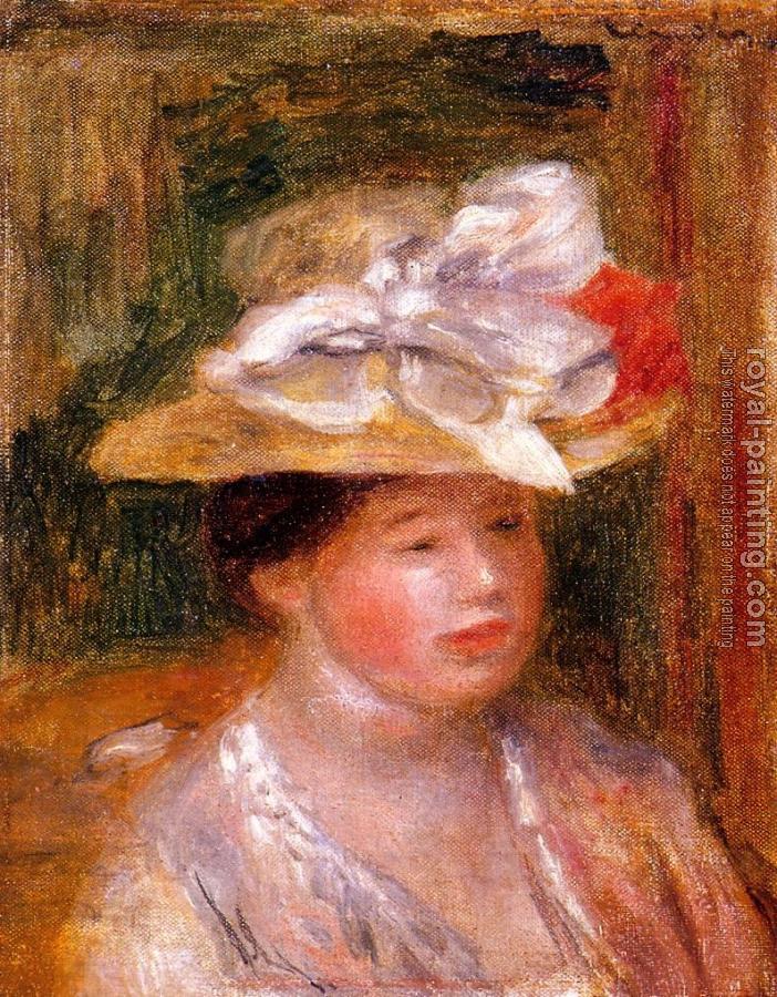 Pierre Auguste Renoir : Head of a Woman III